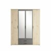 Armoire_avec_penderie_et_tiroirs_ARTY_imitation_ch_ne_et_gris Armoire avec penderie et tiroirs ARTY imitation chêne et gris