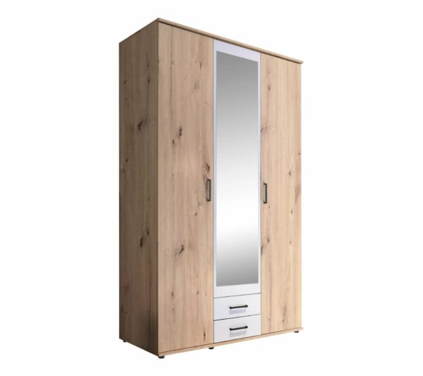 telechargement_2_702fa2f1-bdcc-49f9-9b44-6bd1173c05dc Armoire avec penderie et tiroirs ARTY Blanc et imitation chêne