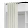 Kit dressing avec rideau L.100 cm MOVE blanc