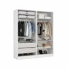 Armoire dressing blanc EXTENSO L.200 compo 3