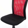 Fauteuil de bureau COMETT 2 Noir et rouge