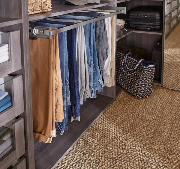 Porte pantalons coulissant (2) Porte pantalons coulissant