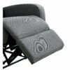 Fauteuil Relax OSCAR Tissu Gris Clair