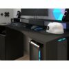 Bureau gamer LED RACER Noir