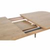 Table à manger extensible 160-200 x 90 cm COLUMBUS imitation chêne