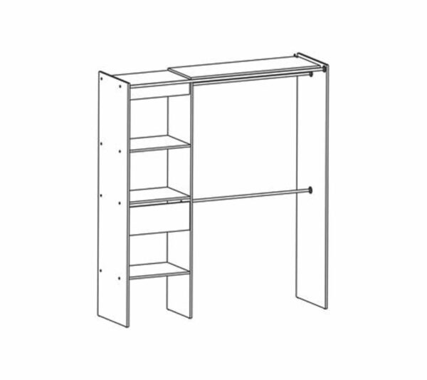 telechargement_4_78c3710c-bd06-423e-ab3e-ff6d30a1f0f7 Kit Placard Avec Rideau Coloris Chêne Brosse/noir Mat - 168,2 X 187 X 50 Cm