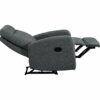 Fauteuil Relax OSCAR Tissu Gris Clair