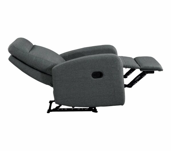 Fauteuil Relax OSCAR Tissu Gris Clair
