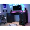 Bureau gamer LED RACER Noir