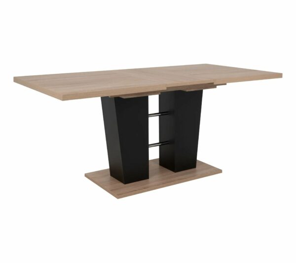 telechargement_8_4f080069-e7b6-4f40-bd4f-840a6d8709ba Table extensible L.140 à 180 cm LEXIE imitation chêne et noir