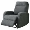 Fauteuil Relax OSCAR Tissu Gris Clair