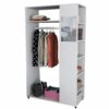 telechargement_90a4fd50-d607-4951-940b-c50cc38d4f53 Meuble Dressing Penderie Blanc 8 Niches Miroir Roulettes L 100 H 174 P 45 Cm