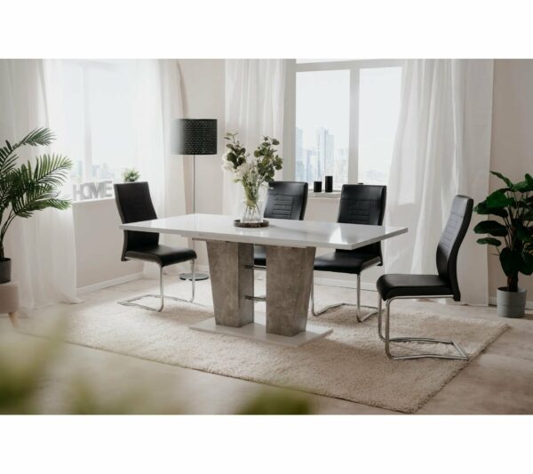 telechargement_9_05678ff1-7698-41f0-b3b9-9aa8b1d32842 Table extensible L.140 à 180 cm LEXIE blanc et imitation béton